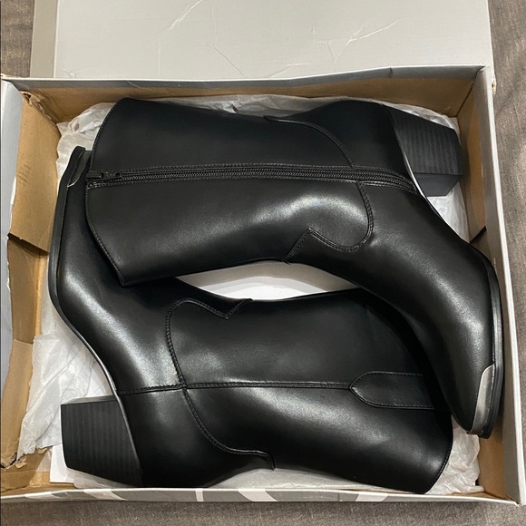 Black western Ankle Boots - Picture 2 of 8